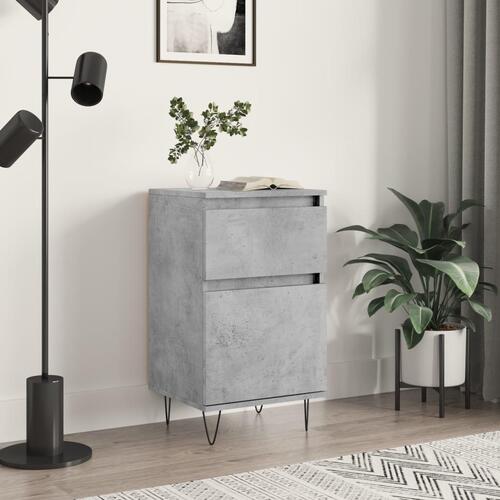 Skænk 40x35x70 cm konstrueret træ betongrå