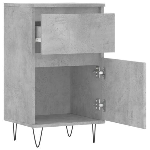 Skænk 40x35x70 cm konstrueret træ betongrå