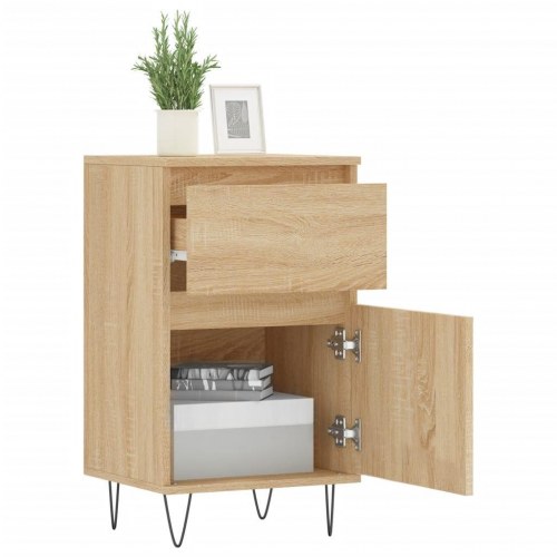 Skænk 40×35×70 cm i konstrueret træ - sonoma-eg