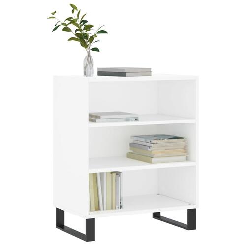 Skænk 57x35x70 cm konstrueret træ hvid