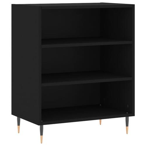 Skænk 57x35x70 cm konstrueret træ sort