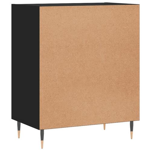 Skænk 57x35x70 cm konstrueret træ sort