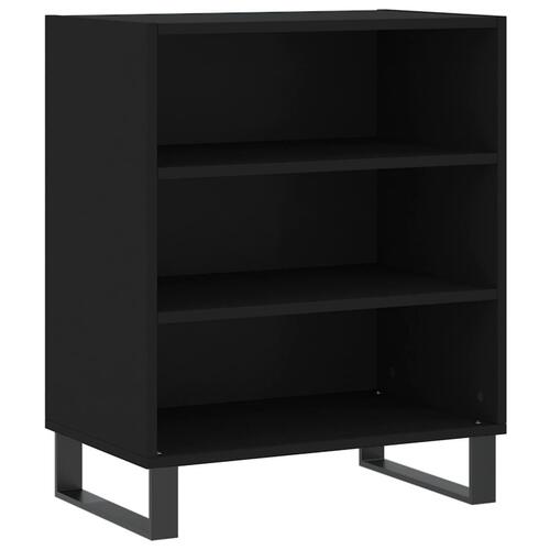 Skænk 57x35x70 cm konstrueret træ sort