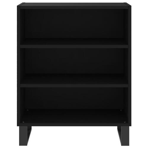 Skænk 57x35x70 cm konstrueret træ sort