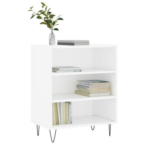 Skænk 57x35x70 cm konstrueret træ hvid