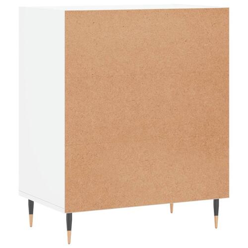 Skænk 57x35x70 cm konstrueret træ hvid