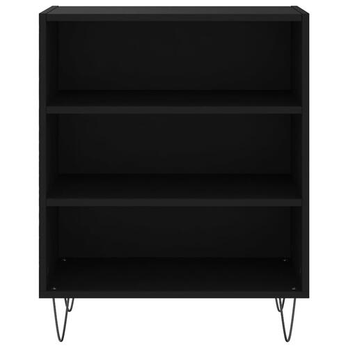 Skænk 57x35x70 cm konstrueret træ sort