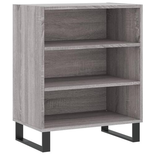 Skænk 57x35x70 cm konstrueret træ grå sonoma-eg