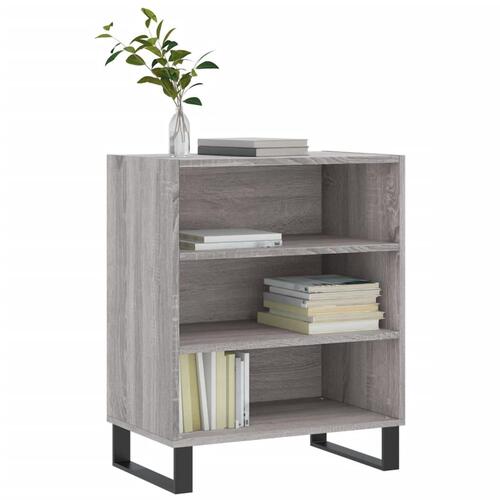 Skænk 57x35x70 cm konstrueret træ grå sonoma-eg