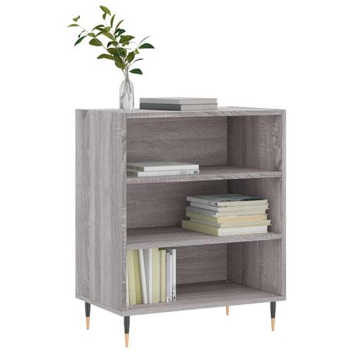 Skænk 57x35x70 cm konstrueret træ grå sonoma-eg