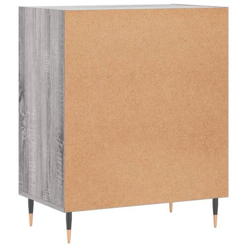 Skænk 57x35x70 cm konstrueret træ grå sonoma-eg