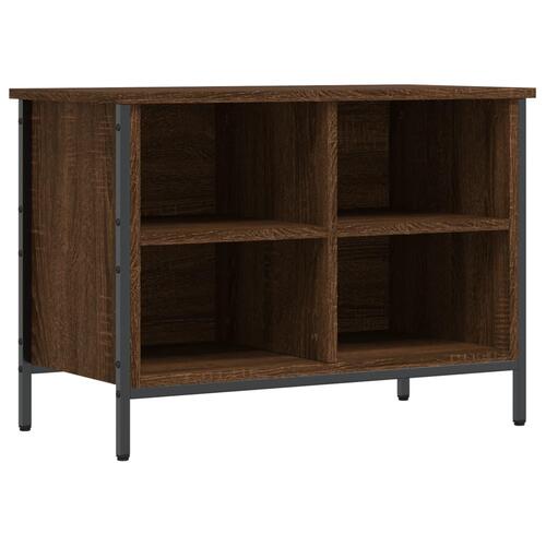 Skoreol 69x35x50 cm konstrueret træ brun egetræsfarve