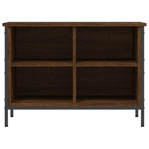 Skoreol 69x35x50 cm konstrueret træ brun egetræsfarve