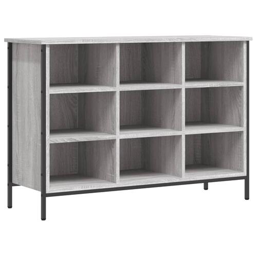 Skoskab 100x35x70 cm konstrueret træ grå sonoma-eg