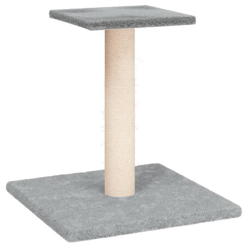 Kradsetræ med platform 38 cm lysegrå