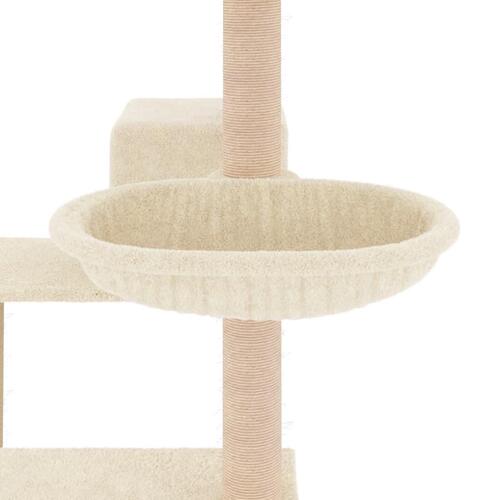 Kradsetræ med sisalstolper 82,5 cm cremefarvet