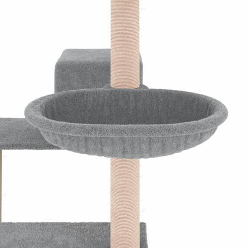 Kradsetræ med sisalstolper 82,5 cm lysegrå