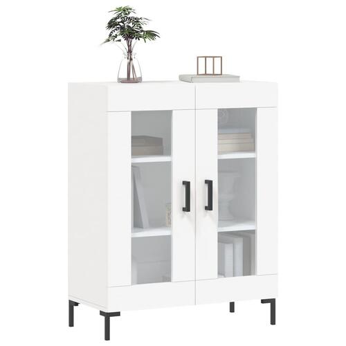 Skænk 69,5x34x90 cm konstrueret træ hvid