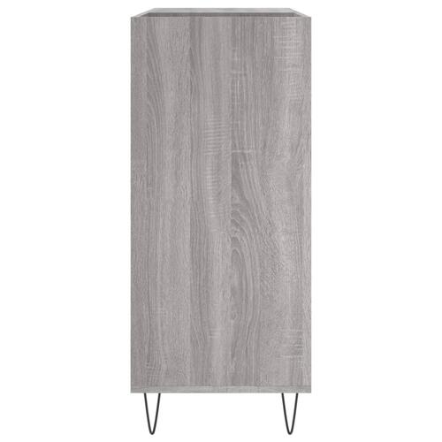Vinylskab 84,5x38x39 cm konstrueret træ grå sonoma-eg