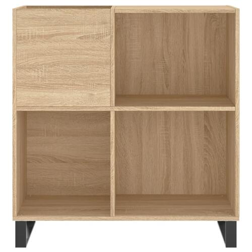 Vinylskab 84,5x38x39 cm konstrueret træ sonoma-eg