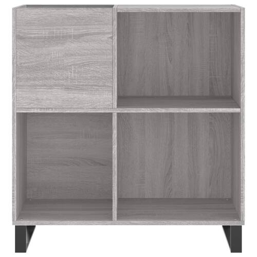 Vinylskab 84,5x38x39 cm konstrueret træ grå sonoma-eg