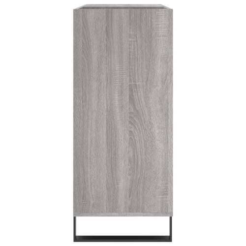 Vinylskab 84,5x38x39 cm konstrueret træ grå sonoma-eg