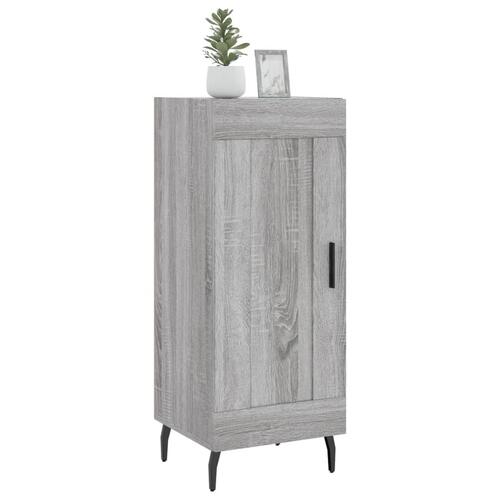 Skænk 34,5x34x90 cm konstrueret træ grå sonoma-eg