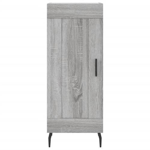 Skænk 34,5x34x90 cm konstrueret træ grå sonoma-eg