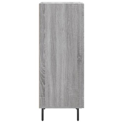 Skænk 34,5x34x90 cm konstrueret træ grå sonoma-eg