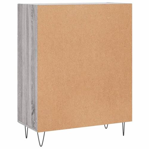 Skænk 69,5x34x90 cm konstrueret træ grå sonoma-eg