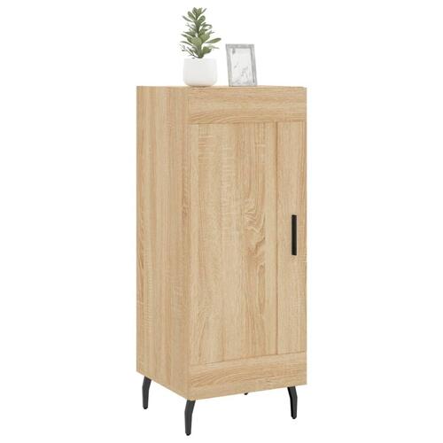Skænk 34,5x34x90 cm konstrueret træ sonoma-eg
