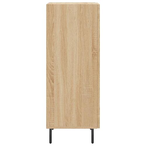 Skænk 34,5x34x90 cm konstrueret træ sonoma-eg