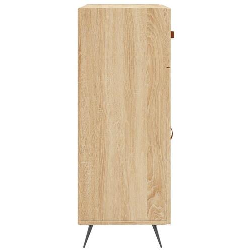 Skænk 69,5x34x90 cm konstrueret træ sonoma-eg