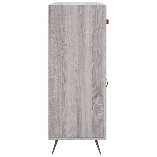 Skænk 69,5x34x90 cm konstrueret træ grå sonoma-eg