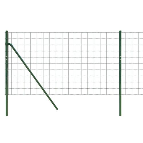 Trådhegn 0,8x10 m galvaniseret stål grøn