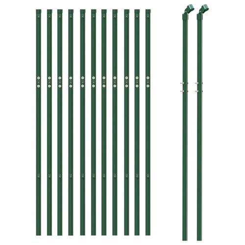 Trådhegn 0,8x25 m galvaniseret stål grøn