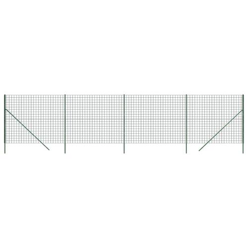Trådhegn 1,6x10 m galvaniseret stål grøn