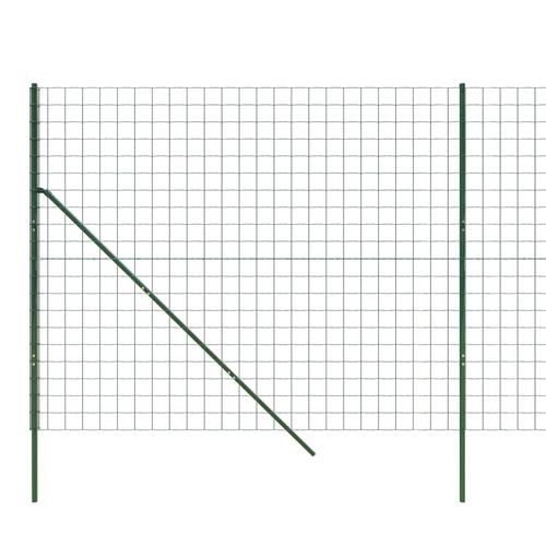 Trådhegn 1,8x10 m galvaniseret stål grøn
