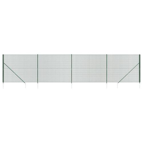 Trådhegn med jordspyd 2x10 m grøn