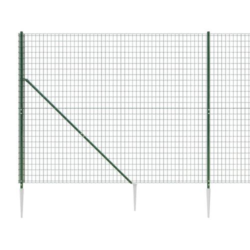 Trådhegn med jordspyd 2x10 m grøn