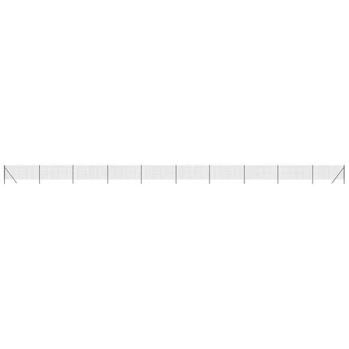 Trådhegn 1,1x25 m galvaniseret stål antracitgrå