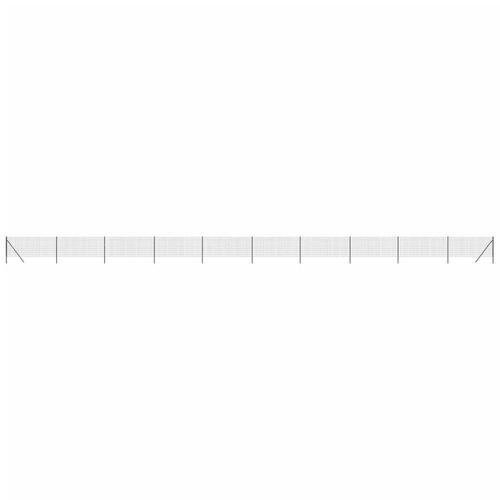 Trådhegn 0,8x25 m galvaniseret stål antracitgrå