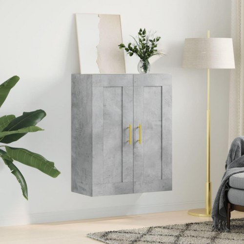 Vægskab betongrå 69,5 x 34 x 90 cm