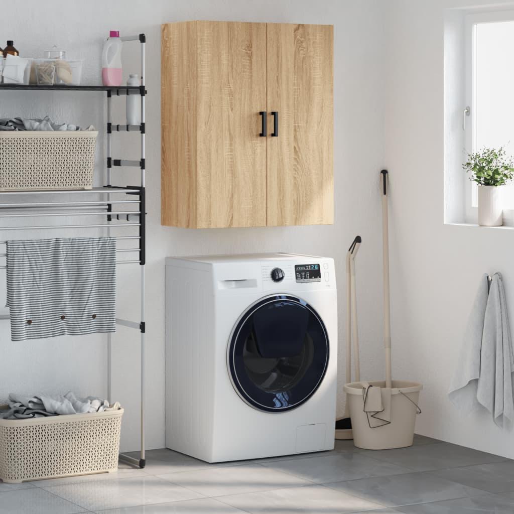 Væghængt Skab 69,5x34x90 Cm Konstrueret Træ - Sonoma-eg