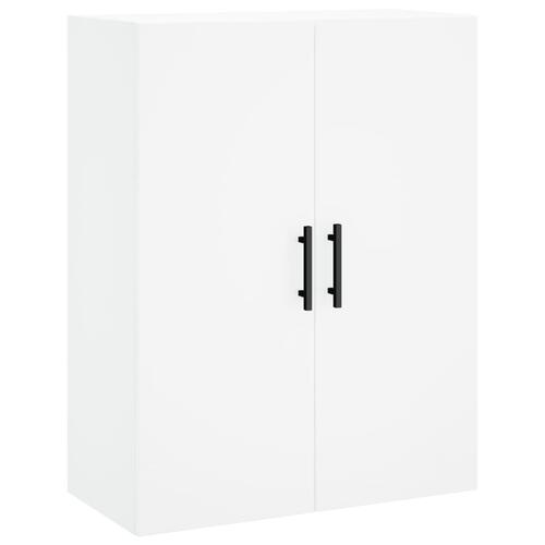 Væghængt skab 69,5x34x90 cm hvid