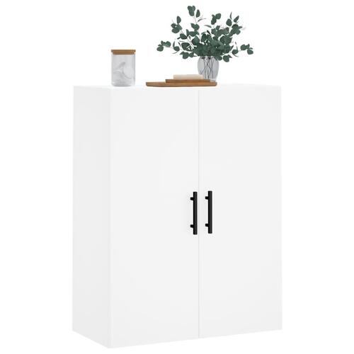Væghængt skab 69,5x34x90 cm hvid