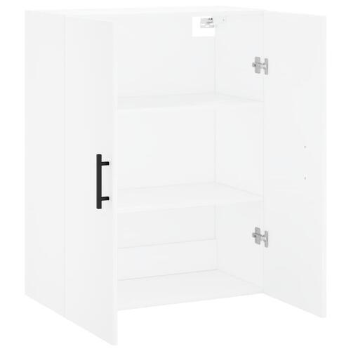 Væghængt skab 69,5x34x90 cm hvid