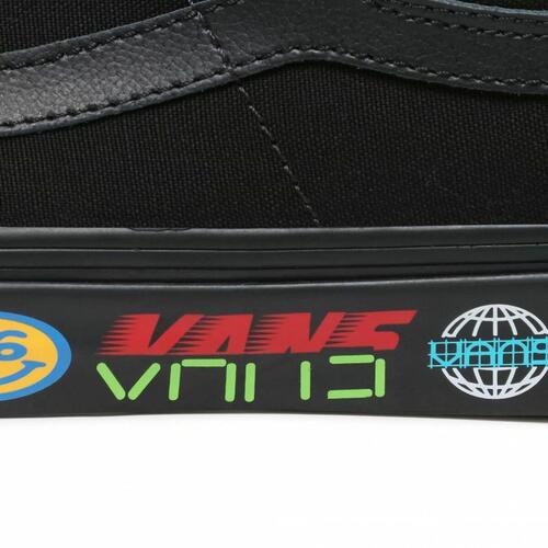 Kvinde Casual Sneakers Vans SK8-Low Sort 36
