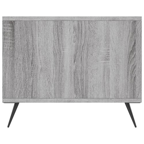 Sofabord 90x50x40 cm konstrueret træ grå sonoma-eg