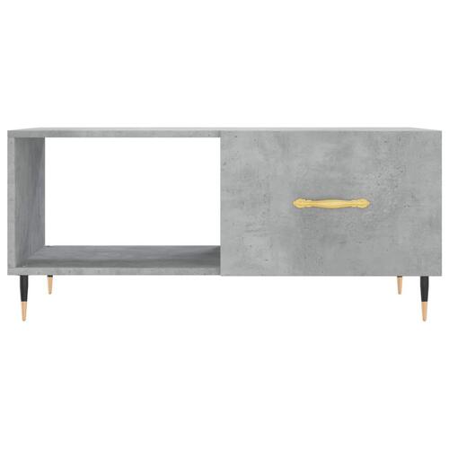 Sofabord 90x50x40 cm konstrueret træ betongrå